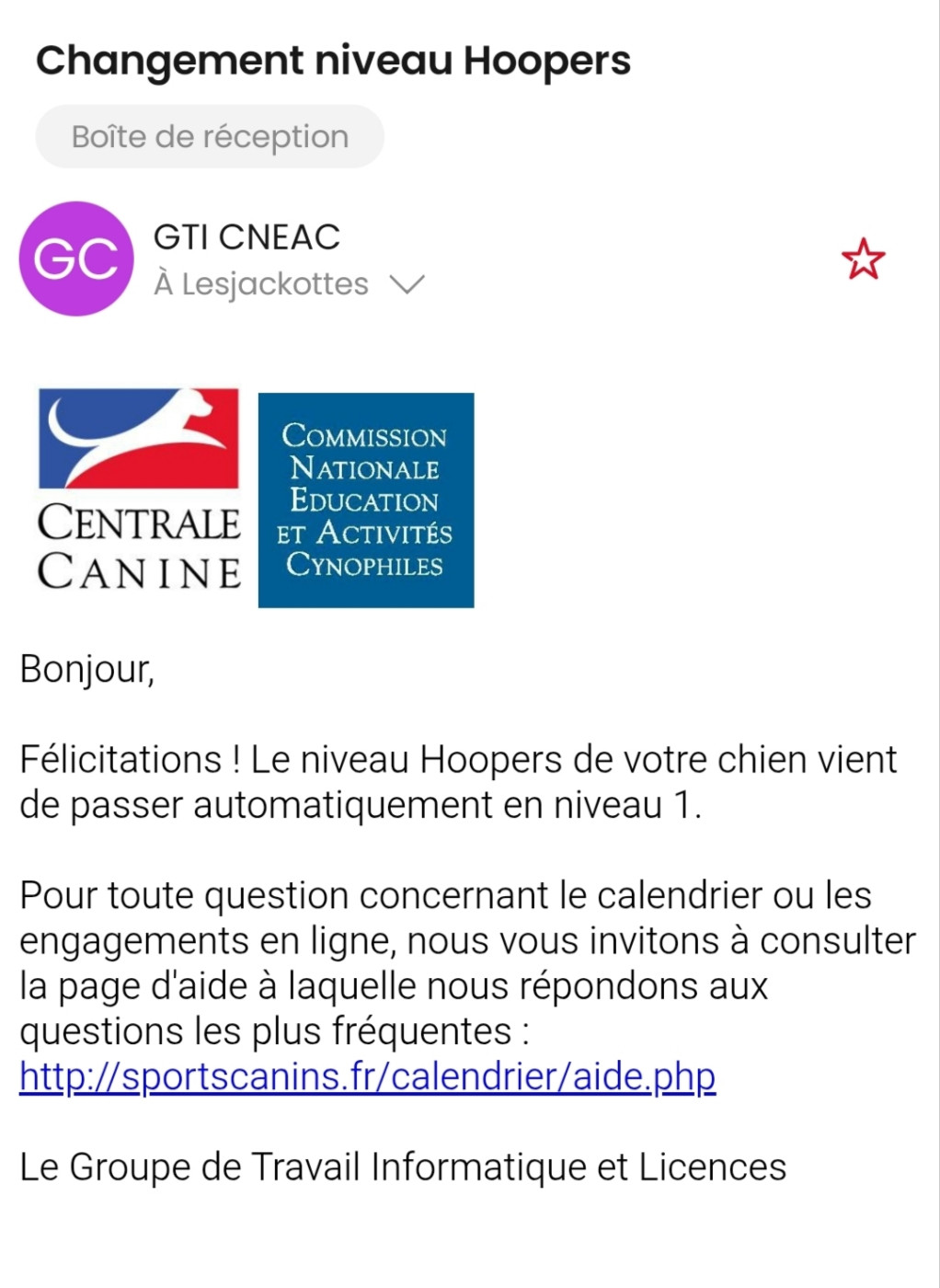 Pass hoopers validé pour Tiptop